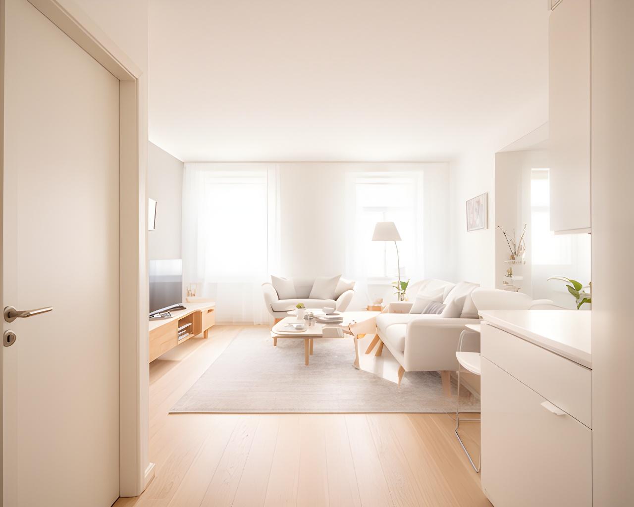 Renovierte Wiener Wohnung mit hellen Oberflächen und sauberem Finish